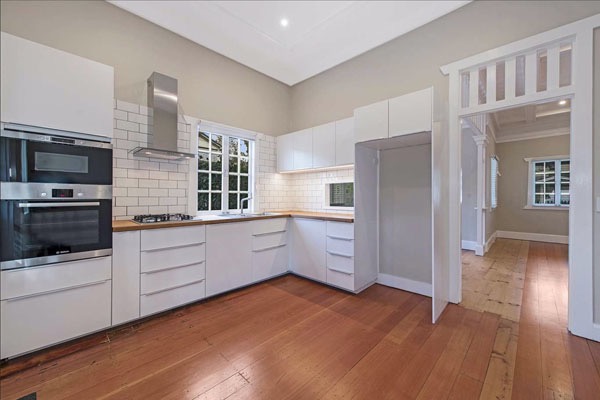 Monro Street Restoration. 1920s Kelvin Grove bungalow extensively restored inside and out